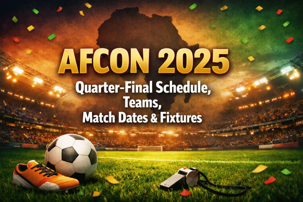 AFCON 2025 Quarter-Final Schedule