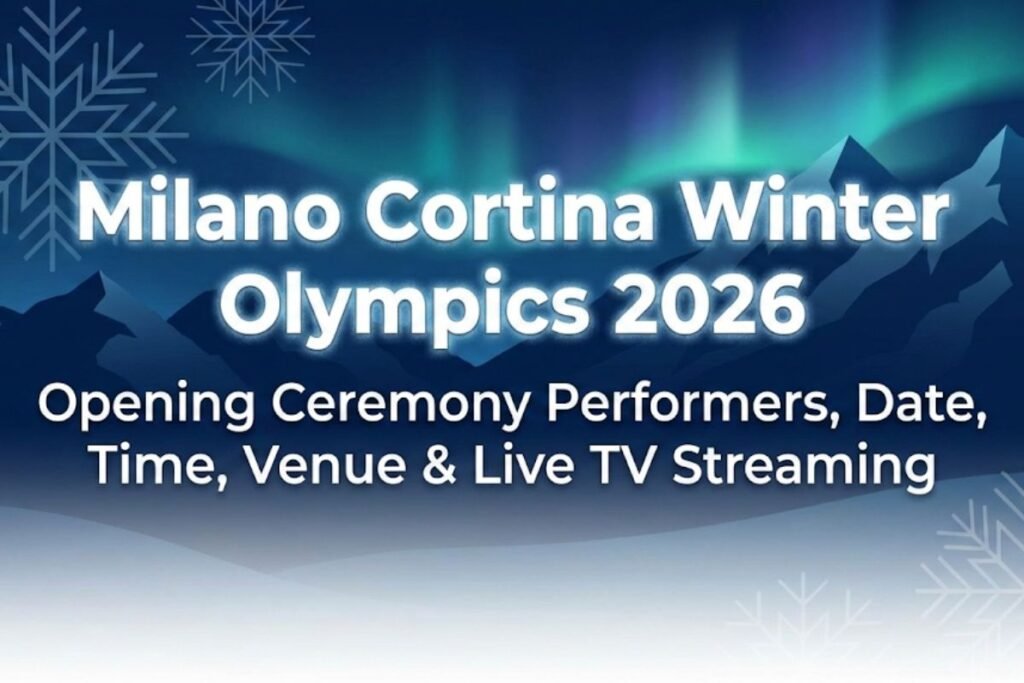 Milano Cortina Winter Olympics 2026 Opening Ceremony Performers, Date, Time, Venue & Live TV Streaming