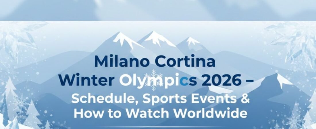 Milano Cortina Winter Olympics 2026 – Schedule, Sports Events & How to Watch Worldwide