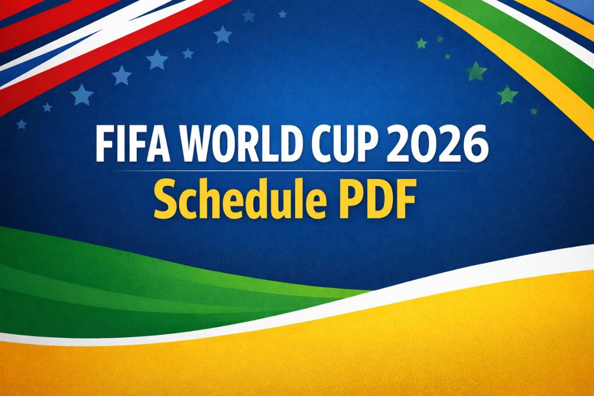 FIFA World Cup 2026 Schedule PDF