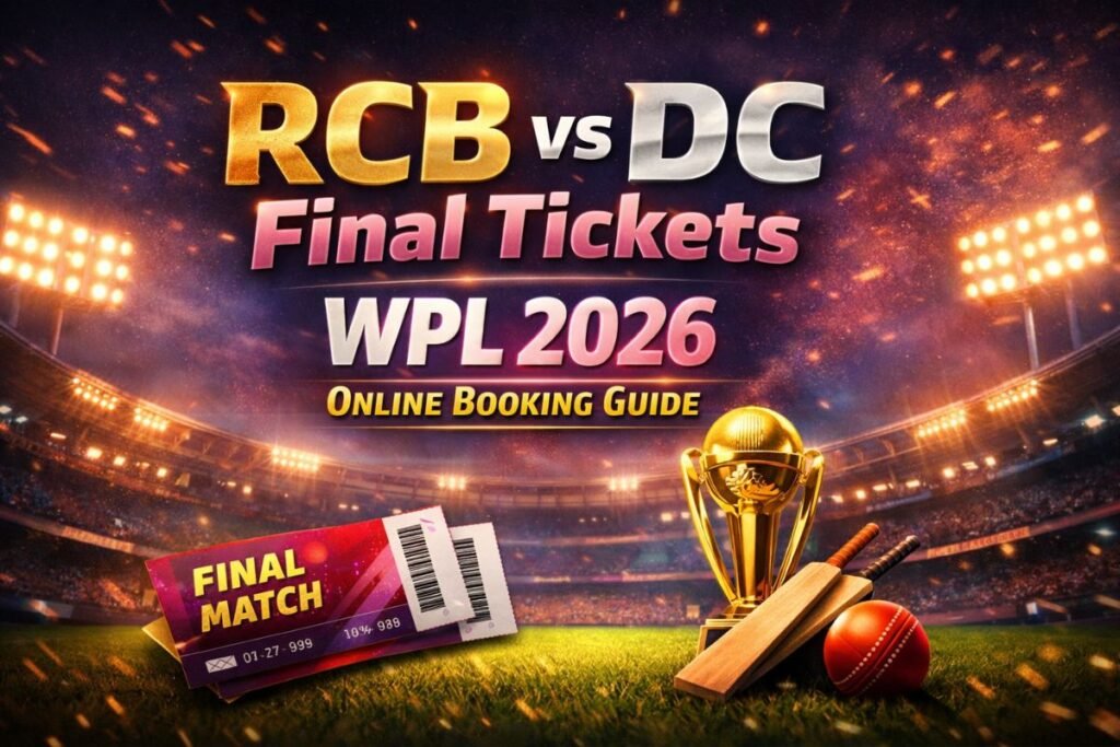 RCB vs DC Final Tickets WPL 2026 Online Booking Guide