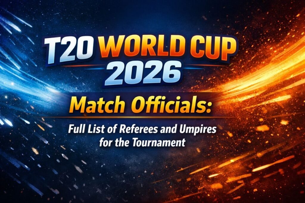 T20 World Cup 2026 Match Officials