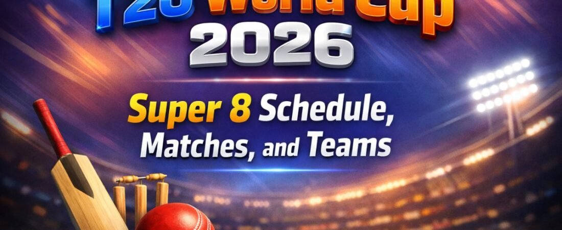 T20 World Cup 2026 Super 8 Schedule, Matches, and Teams