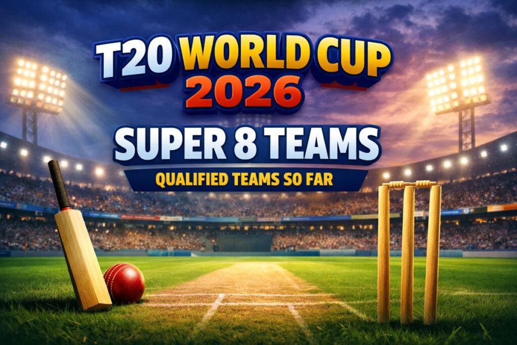 T20 World Cup 2026 Super 8 Teams Qualified Teams So Far