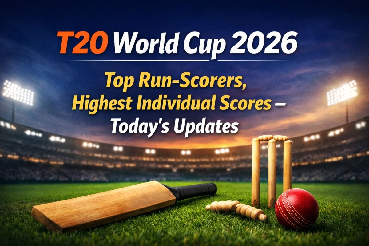 T20 World Cup 2026 Top Run-Scorers, & Highest Individual Scores – Today’s Updates