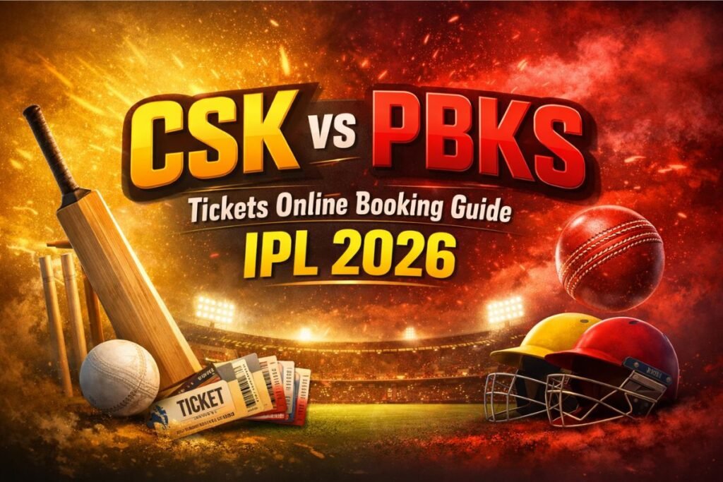 CSK vs PBKS Tickets Online Booking Guide IPL 2026