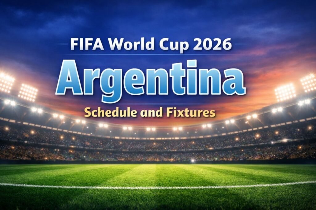 FIFA World Cup 2026 Argentina Schedule and Fixtures