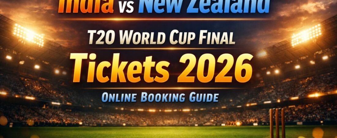 India vs New Zealand T20 World Cup Final Tickets 2026 Online Booking Guide