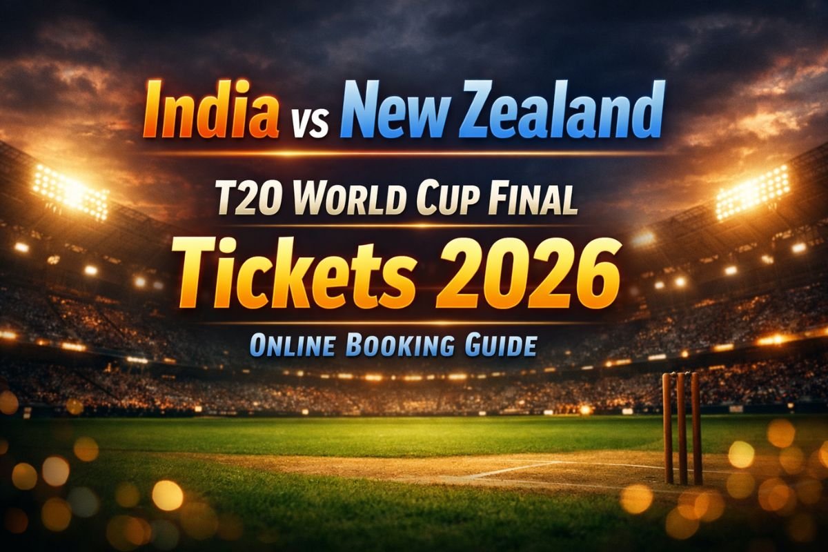 India vs New Zealand T20 World Cup Final Tickets 2026 Online Booking Guide