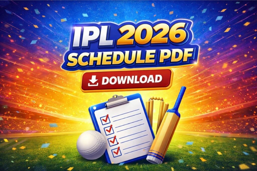 ipl 2026 schedule pdf