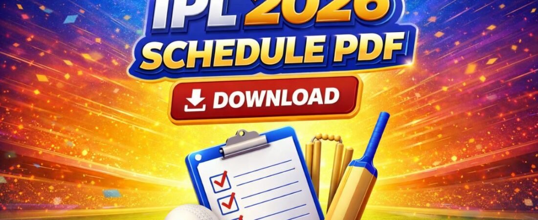 IPL 2026 Schedule PDF Download