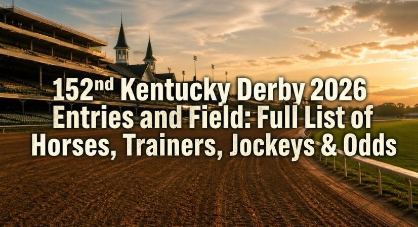 152nd Kentucky Derby 2026 Entries and Field: Full List of Horses, Trainers, Jockeys & Odds