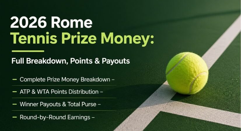 2026 Rome Tennis Prize Money: Full Breakdown, Points & Payouts