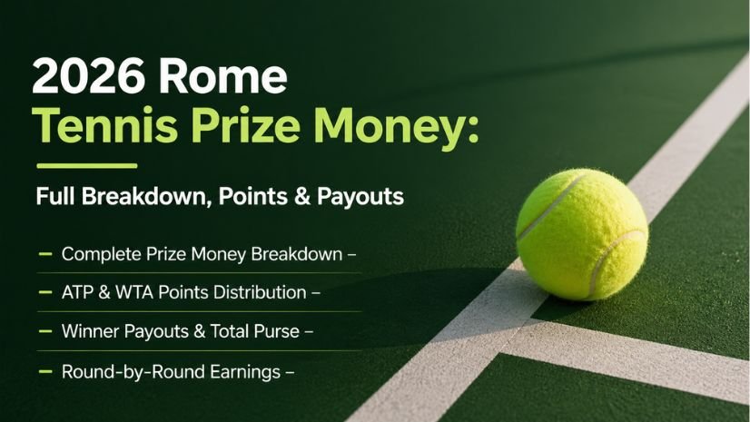2026 Rome Tennis Prize Money: Full Breakdown, Points & Payouts