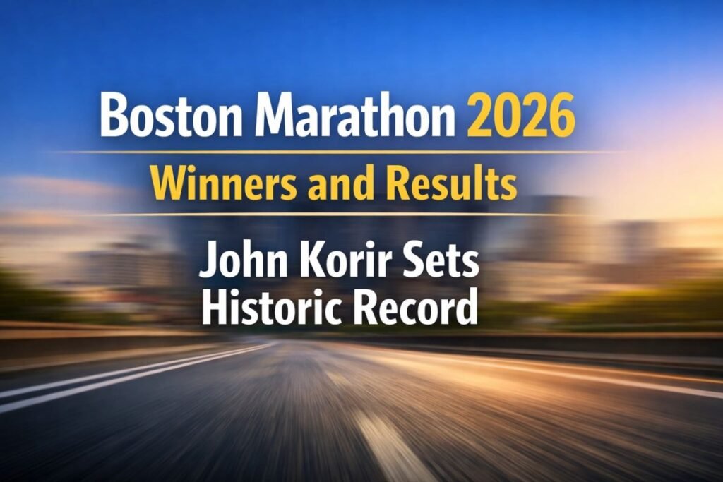 Boston Marathon 2026 Winners and Results – John Korir Sets Historic Record