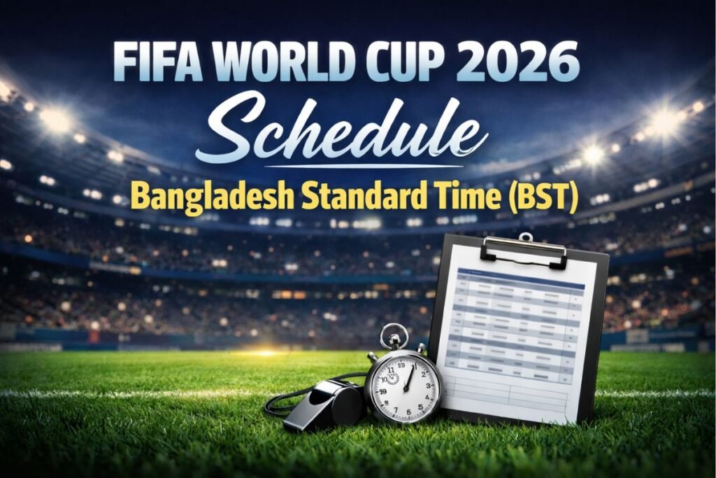 FIFA World Cup 2026 Schedule Bangladesh Standard Time (BST)