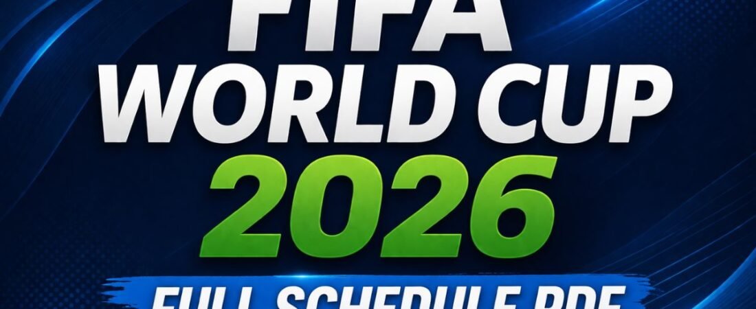FIFA World Cup 2026 Full Schedule PDF Printable Download