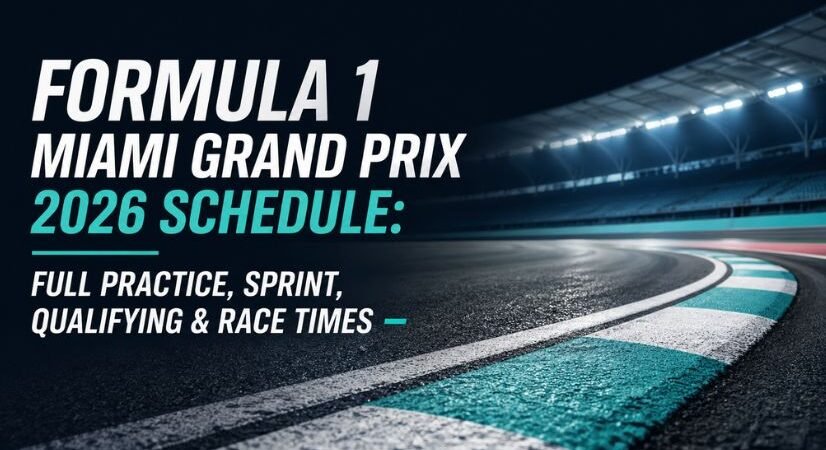 Formula 1 Miami Grand Prix 2026 Schedule: Full Practice, Sprint, Qualifying & Race Times