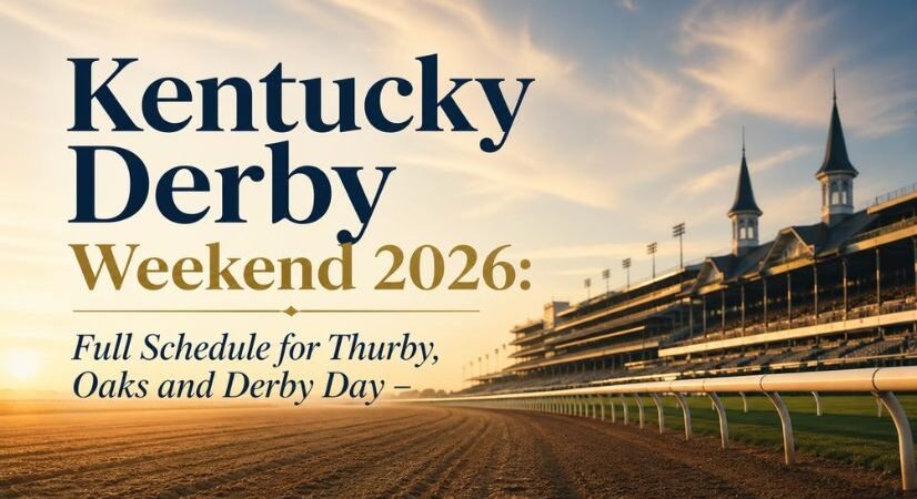 Kentucky Derby Weekend 2026: Full Schedule for Thurby, Oaks and Derby Day