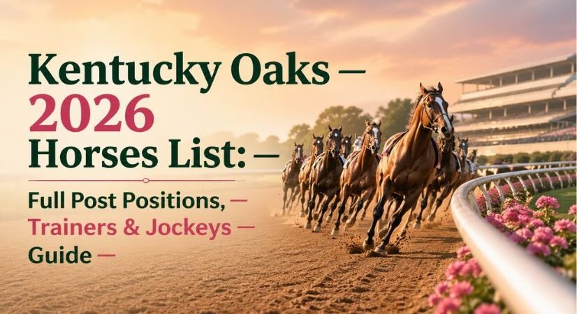 Kentucky Oaks 2026 Horses List: Full Post Positions, Trainers & Jockeys Guide