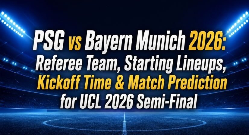 PSG vs Bayern Munich 2026: Referee Team, Starting Lineups, Kickoff Time & Match Prediction for UCL 2026 Semi-Final