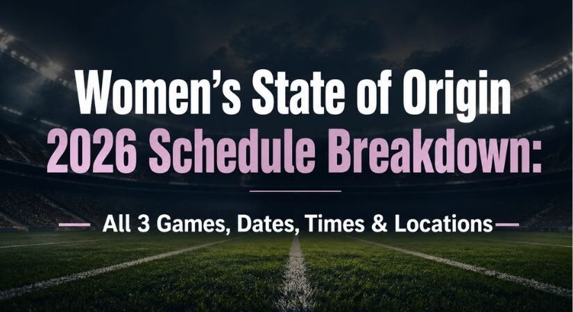 Women’s State of Origin 2026 Schedule Breakdown: All 3 Games, Dates, Times & Locations
