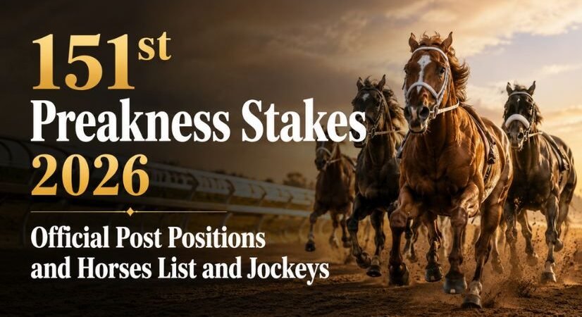 151st Preakness Stakes 2026 Official Post Positions, Horses List and Jockeys