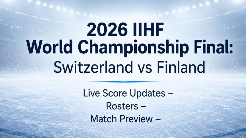 2026 IIHF World Championship Final: Switzerland vs Finland Live Score Updates, Rosters, and Match Preview