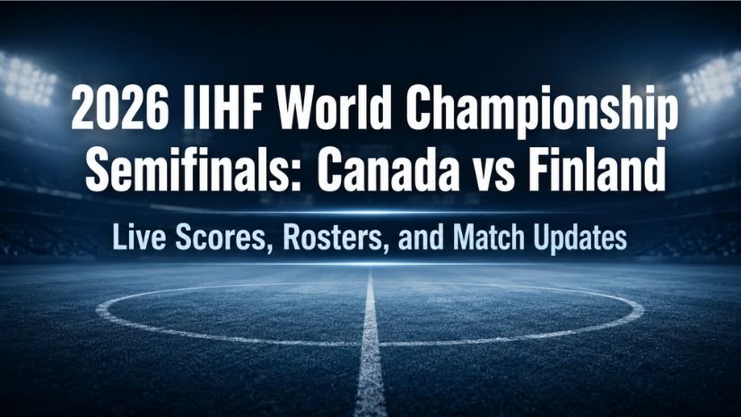 Canada vs Finland Live Score Updates: 2026 IIHF World Championship Semifinal Results, Goals, and Match Updates