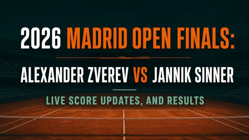 2026 Madrid Open Finals: Alexander Zverev VS Jannik Sinner Live Score Updates, and Results