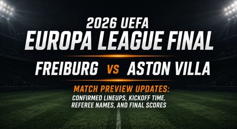 2026 UEFA Europa League Final Freiburg vs Aston Villa Match Preview Updates: Confirmed Lineups, Kickoff Time, Referee Names, and Final Scores