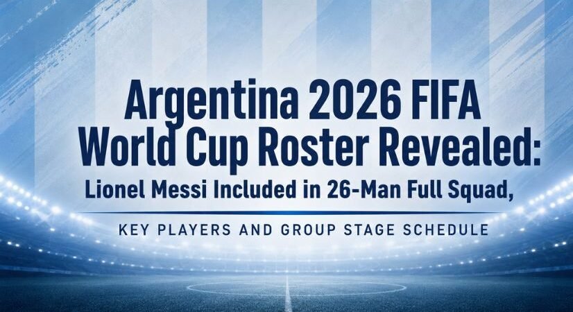 Argentina 2026 FIFA World Cup Full Squad: Lionel Messi Included in 26-Man Full Roster, Lineups and Group Stage Schedule
