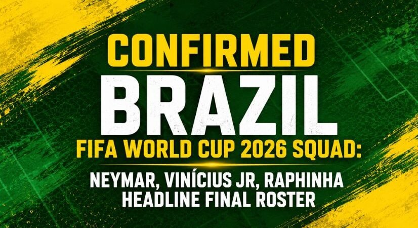 Neymar Returns! Confirmed Brazil FIFA World Cup 2026 Squad: Final 26-Man Roster, and Full Players List