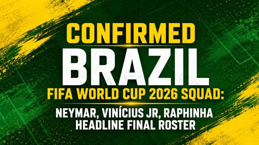 Confirmed Brazil FIFA World Cup 2026 Squad: Neymar, Vinícius Jr, Raphinha Headline Final Roster