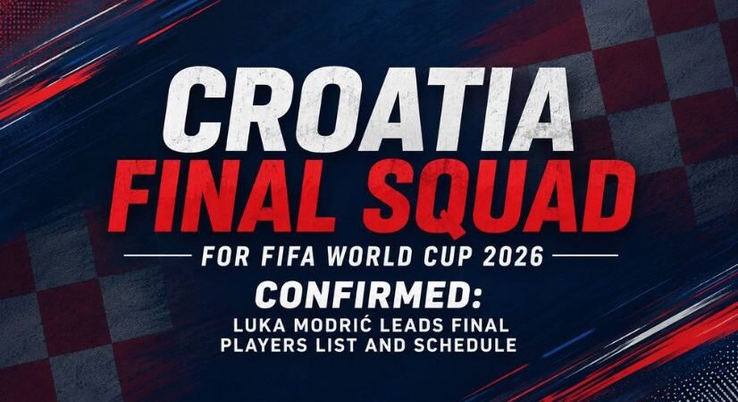 Croatia Final Squad for FIFA World Cup 2026 Confirmed: Luka Modrić Leads Final Players List and Schedule
