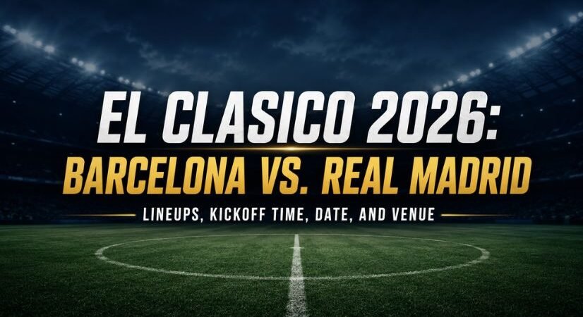 El Clasico 2026: Barcelona vs. Real Madrid Lineups, Kickoff Time, Date, and Venue