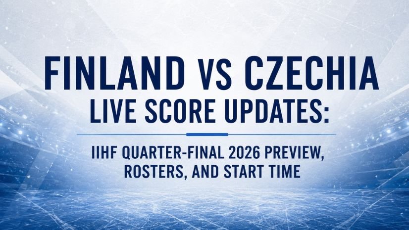 Finland vs Czechia Live Score Updates: IIHF Quarter-final 2026 Preview, Rosters, and Start Time