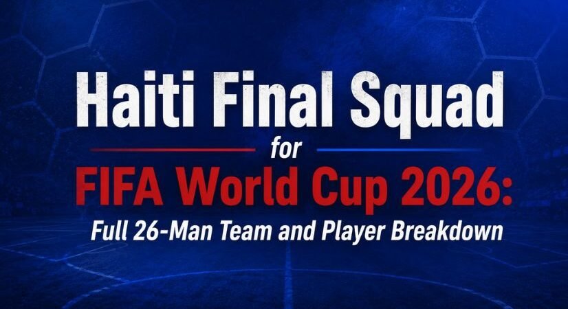 Haiti Final Squad for FIFA World Cup 2026: Full 26-Man Team and Player Breakdown