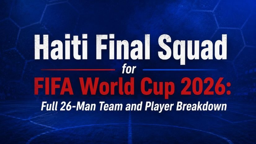 Haiti Final Squad for FIFA World Cup 2026: Full 26-Man Team and Player Breakdown