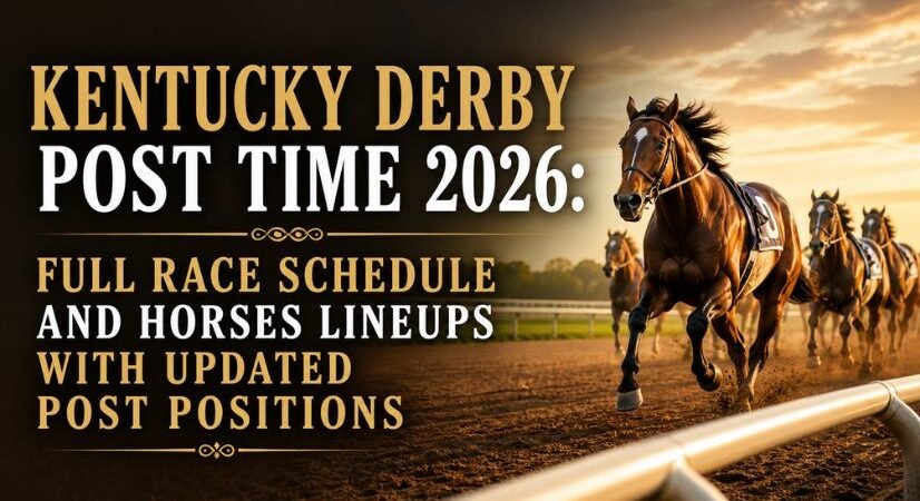 Kentucky Derby Post Time 2026: Full Race Schedule and Horses Lineups with Updated Post Positions & Odds