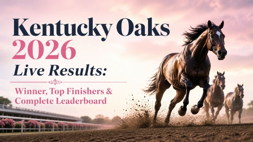 Kentucky Oaks 2026 Live Results: Winner, Top Finishers & Complete Leaderboard
