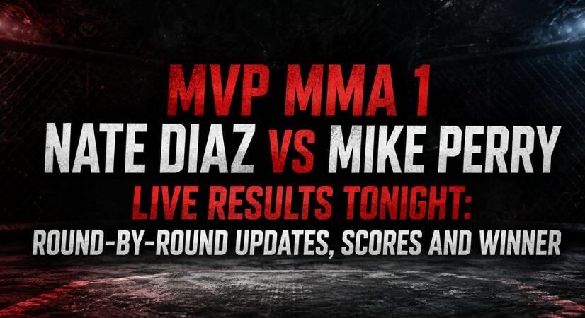 MVP MMA 1 Nate Diaz vs Mike Perry Live Results Tonight: Round-by-Round Updates, Scores and Winner