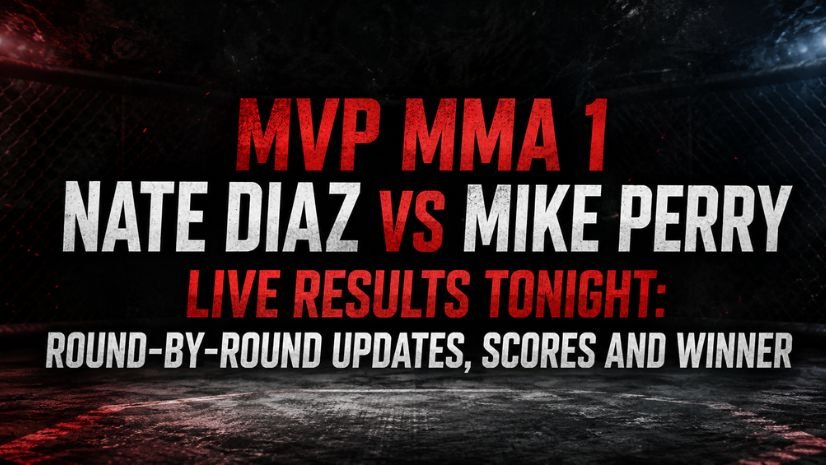 MVP MMA 1 Nate Diaz vs Mike Perry Live Results Tonight: Round-by-Round Updates, Scores and Winner