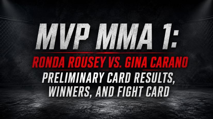 MVP MMA 1: Ronda Rousey vs. Gina Carano Preliminary Card Live Result Updates, Winners, and Fight Card