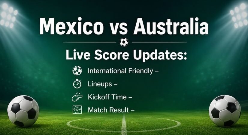 Mexico vs Australia Live Score Updates: International Friendly Lineups, Kickoff Time, and Match Result