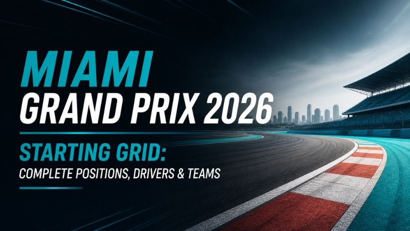 Miami Grand Prix 2026 Starting Grid: Complete Positions, Drivers & Teams