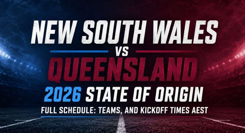 New South Wales vs Queensland 2026 State of Origin Full Schedule: Teams, and Kickoff Times AEST
