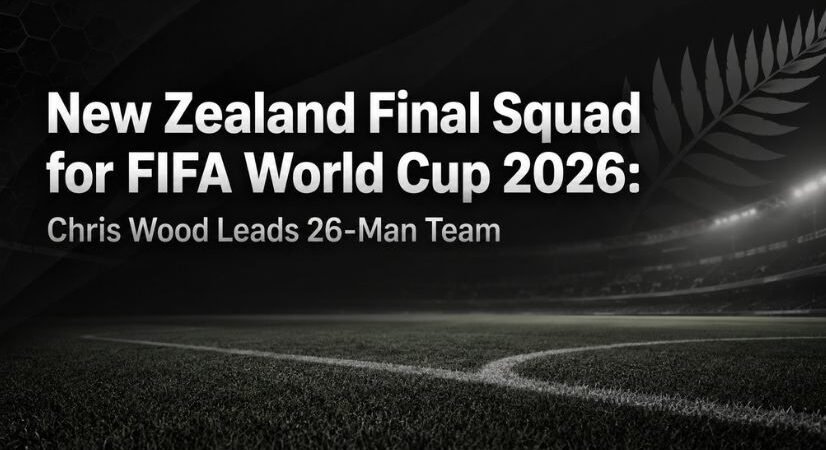 New Zealand Final Squad for FIFA World Cup 2026: Chris Wood Leads 26-Man Team