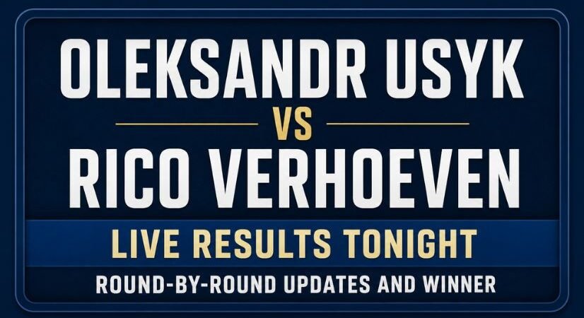 Oleksandr Usyk vs Rico Verhoeven Live Results Tonight: Round-by-Round Updates and Winner