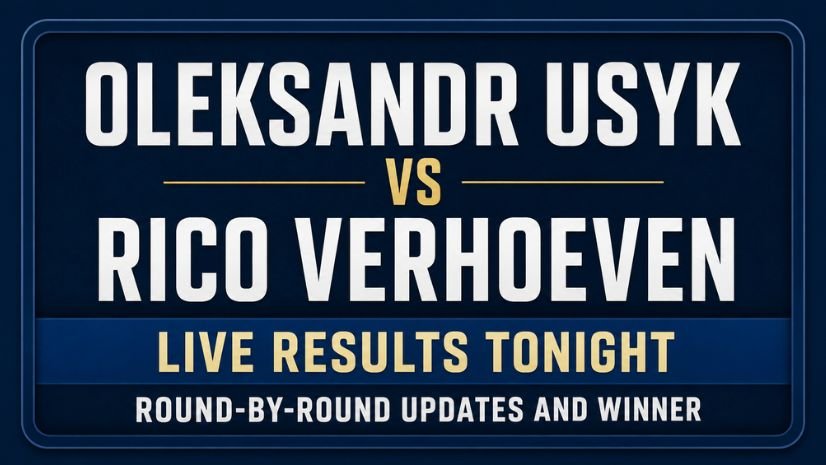 Oleksandr Usyk vs Rico Verhoeven Live Results Tonight: Round-by-Round Updates and Winner